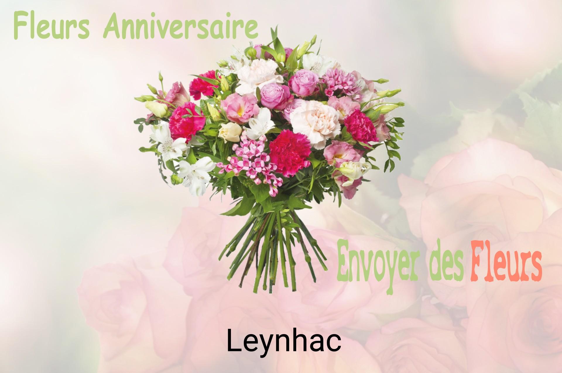 Bouquet de fleurs d’anniversaire livré à Leynhac