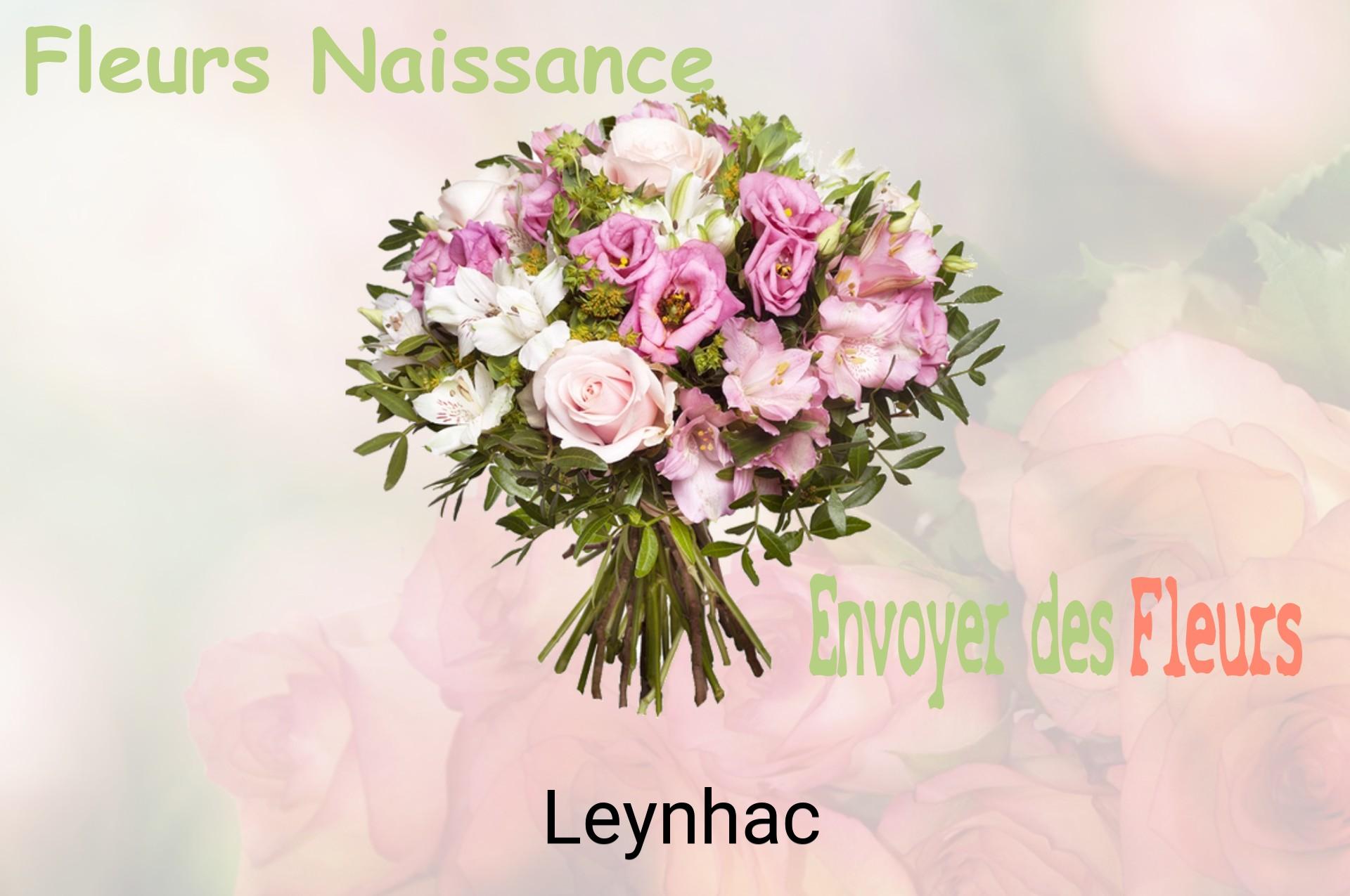 Bouquet de fleurs de naissance livré à Leynhac
